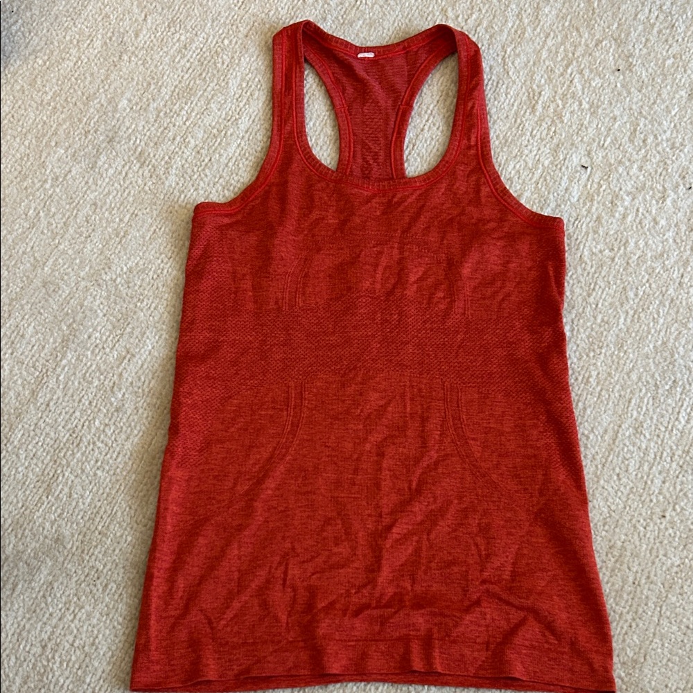 Lululemon Athletica Rust Tank Top